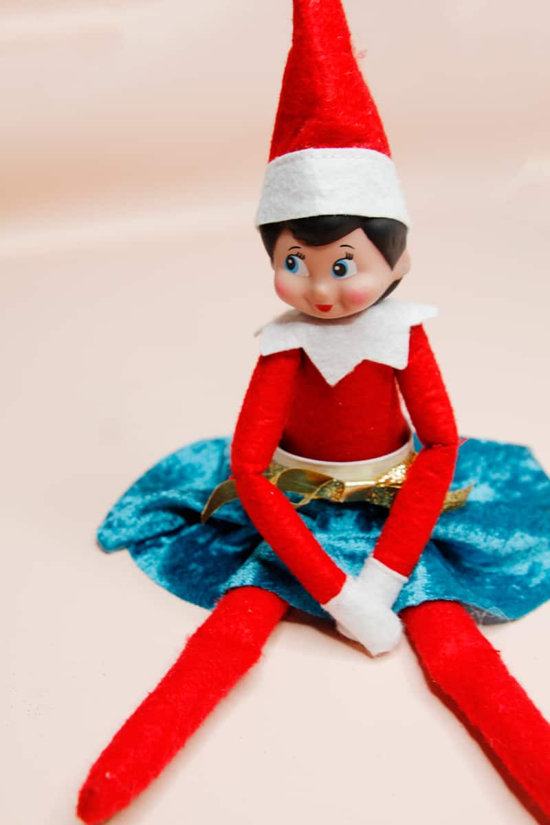 skirt pattern for elf on the shelf