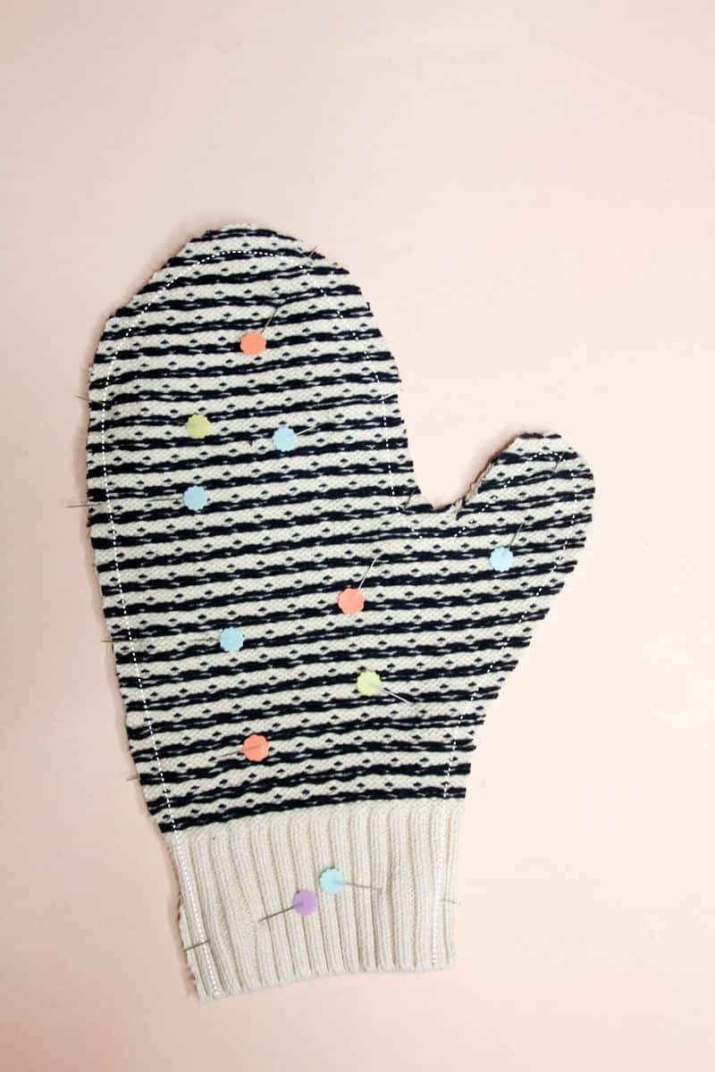 Sew Mittens From Sweater