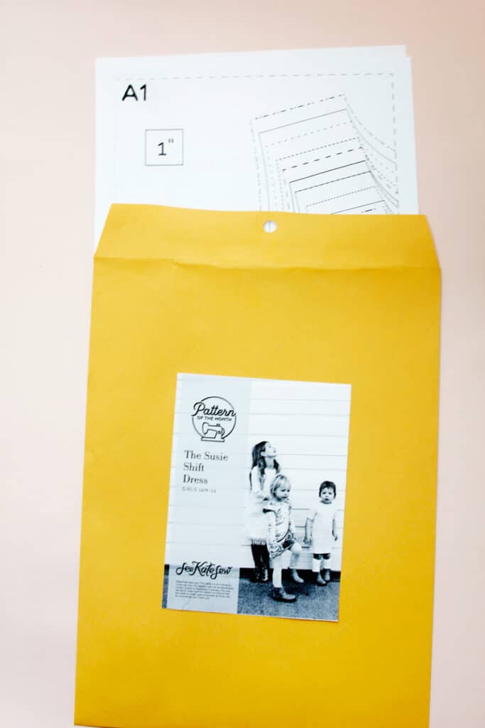 How to Store Sewing Patterns in an envelope system see kate sew