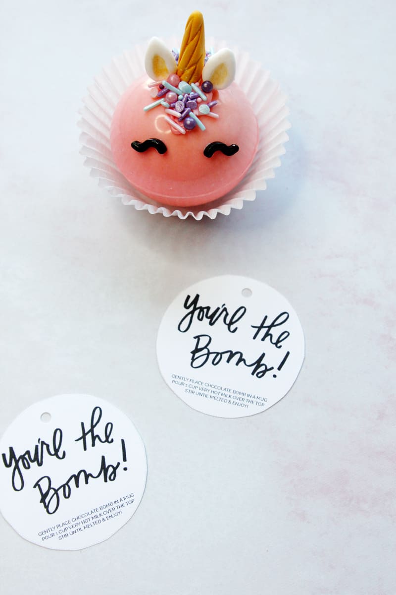 You're the Bomb Printable | Hot Chocolate Bomb Printable