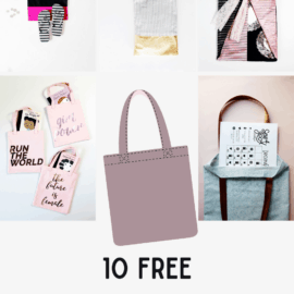 FREE Tote Bag Patterns To Sew