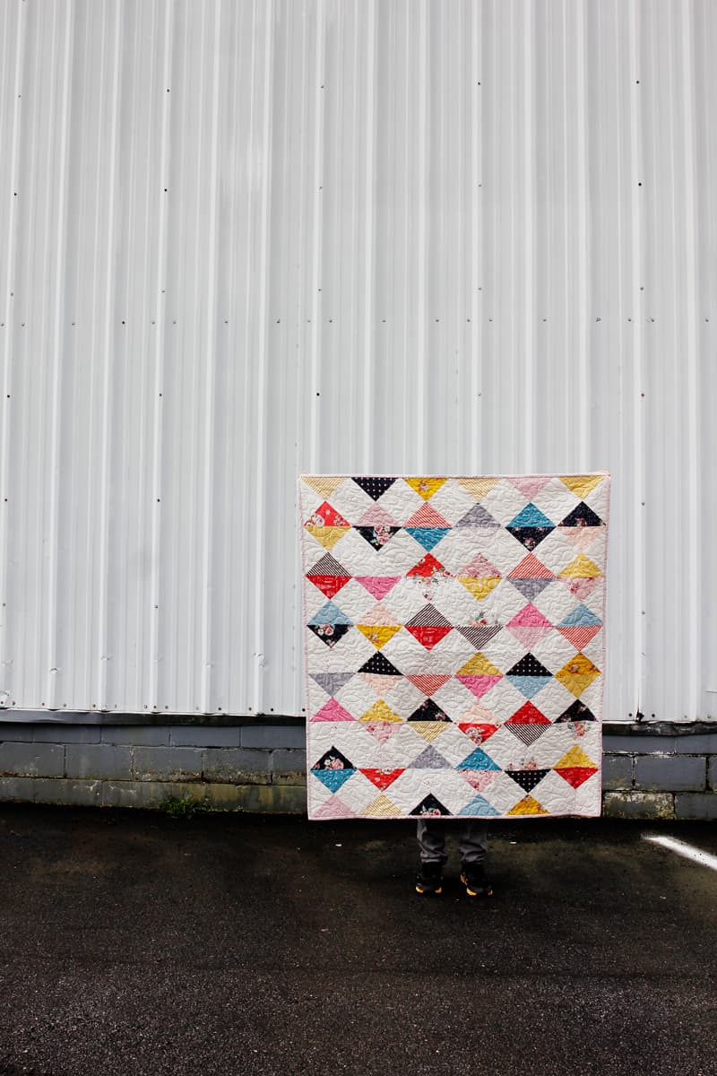 Quarter Square Triangle Quilt