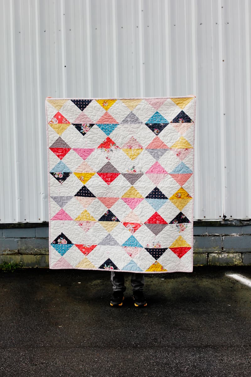 Quarter Square Triangle Quilt