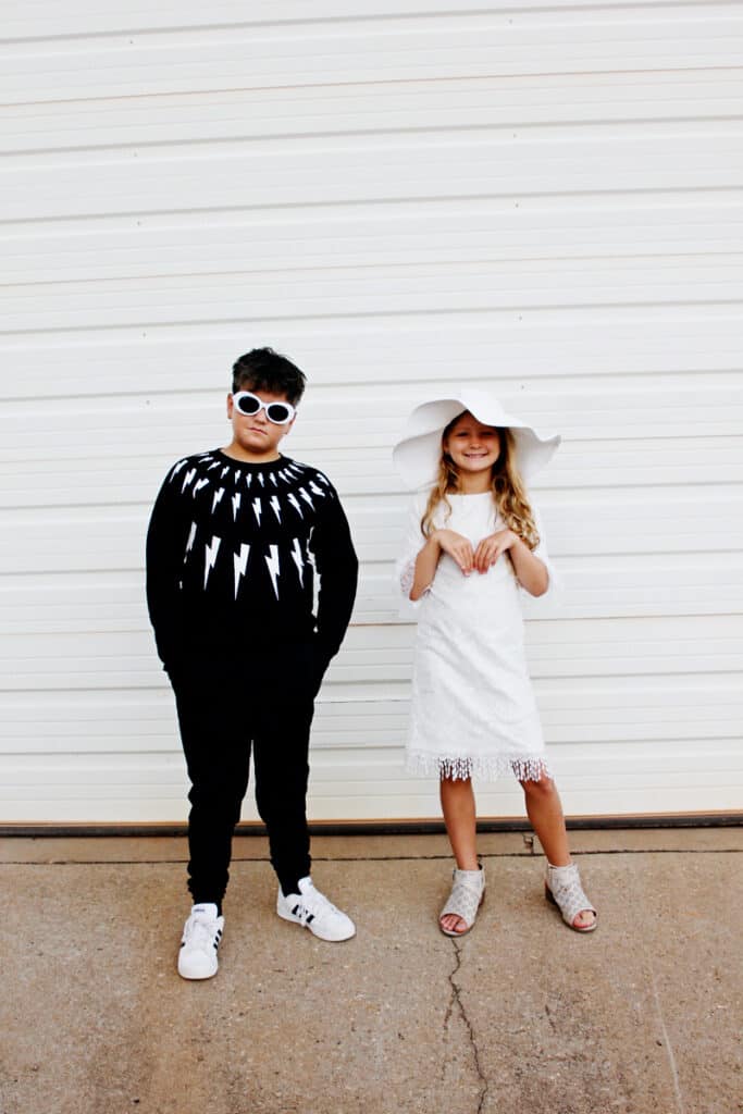 david and alexis halloween costume schitt's creek DIY see kate sew