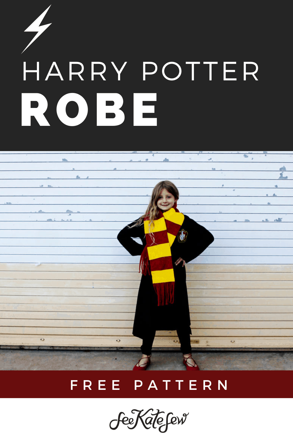 DIY Harry Potter Costume - House Robe Pattern - see kate sew