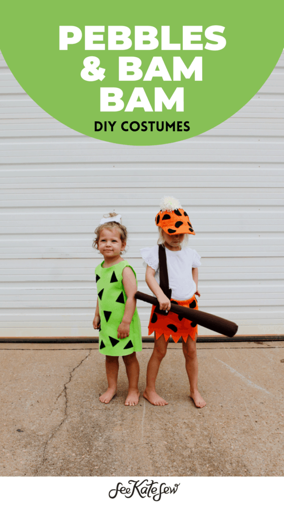 Pebbles & Bam Bam Costume Flintstones DIY