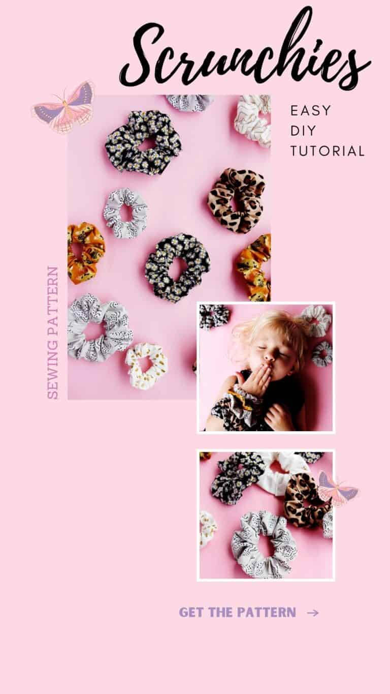 how to sew a scrunchie - easy tutorial - see kate sew