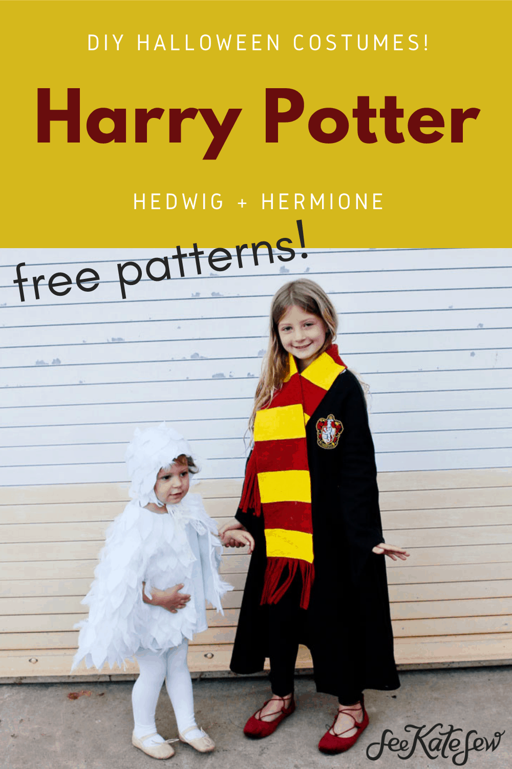 DIY Harry Potter Costume House Robe Pattern see kate sew