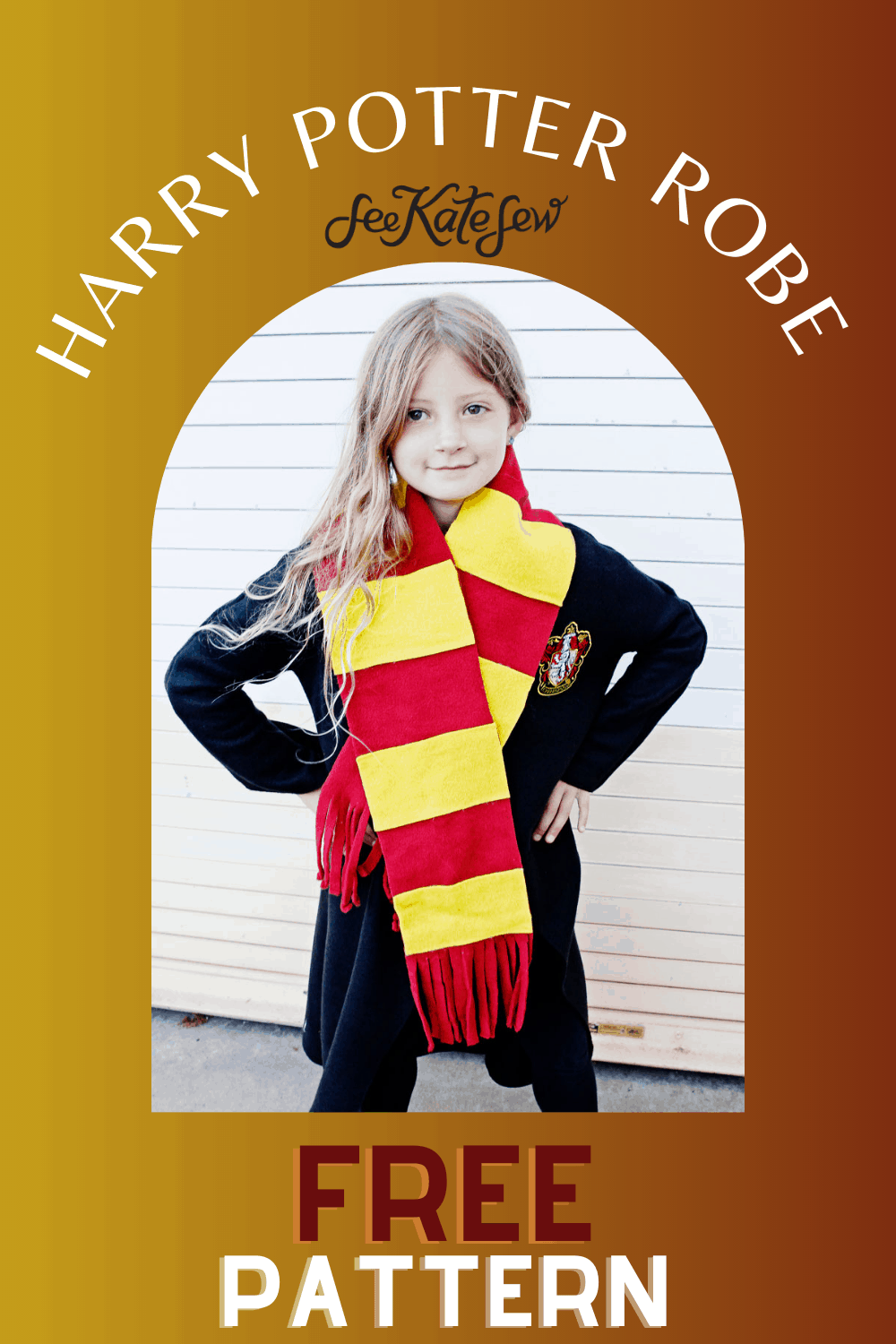 DIY Harry Potter Costume - House Robe Pattern - see kate sew