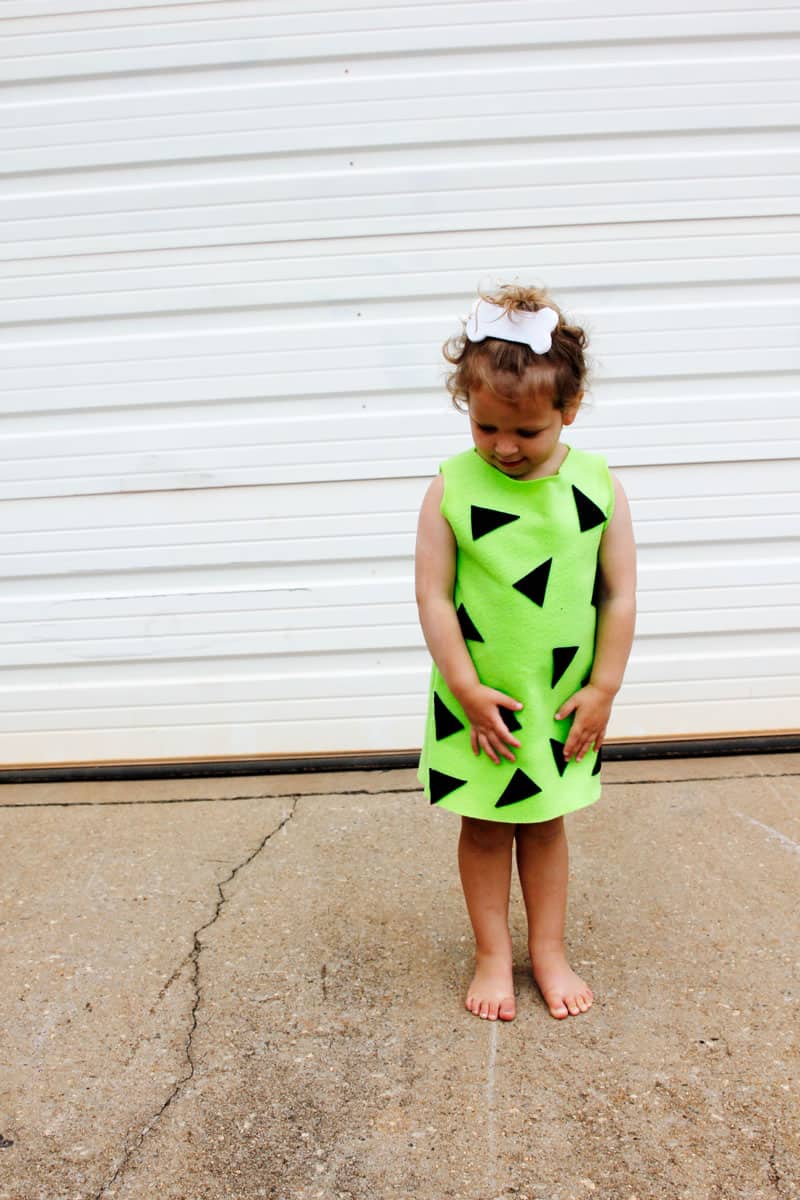 DIY Pebbles Costume Pattern Flintstones see kate sew