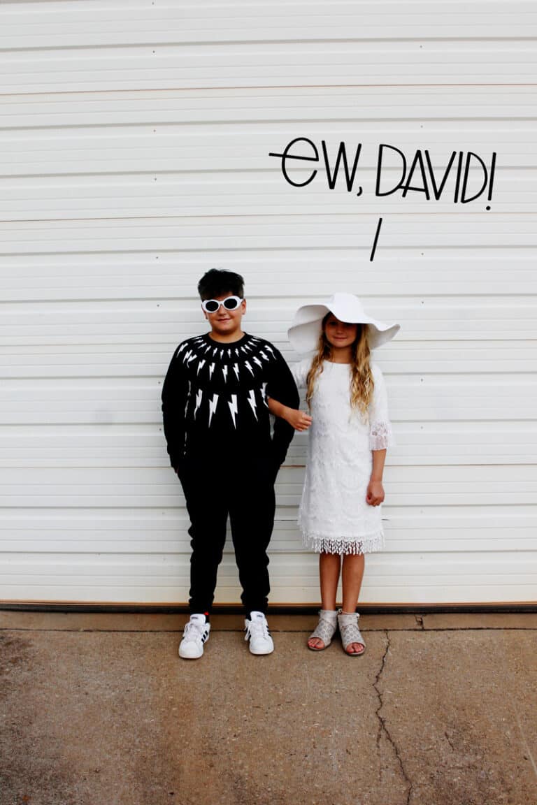 Alexis David Schitts Creek Halloween Costume - david and alexis halloween costume schitt's creek DIY - see kate sew