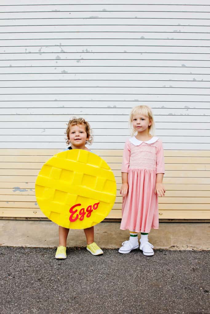 how to make a waffle costume DIY Eggo Costume see kate sew