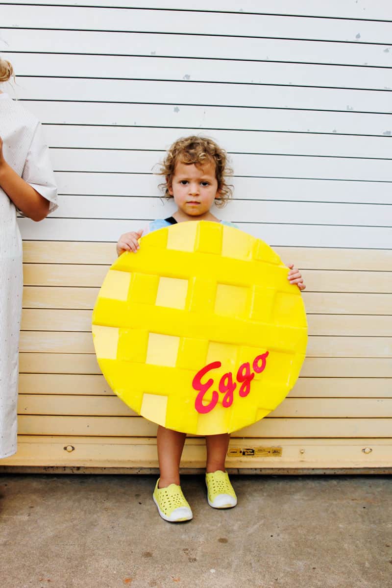 DIY Waffle Costume Stranger Things