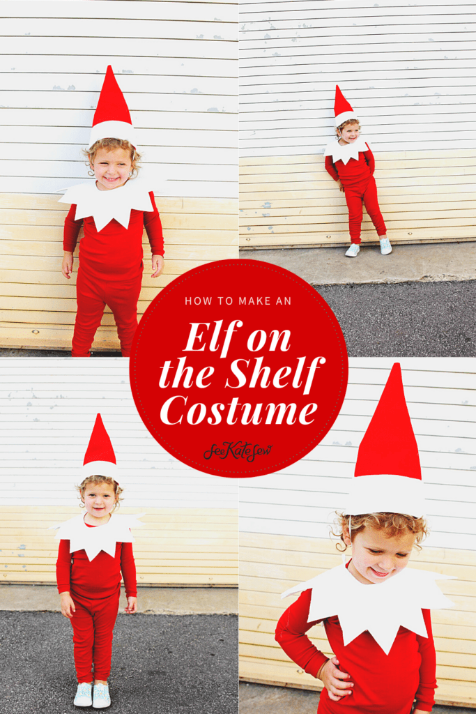 Homemade on sale elf costume