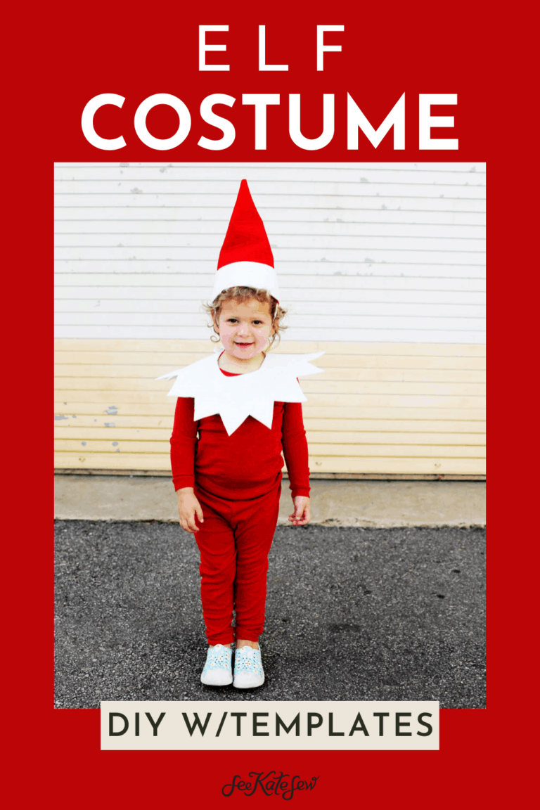 DIY Elf Costume Elf on the Shelf Kids and Adult - see kate sew