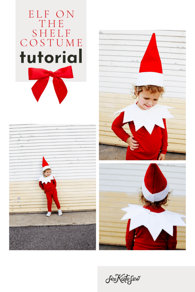 DIY Elf Costume Elf on the Shelf Kids and Adult - see kate sew