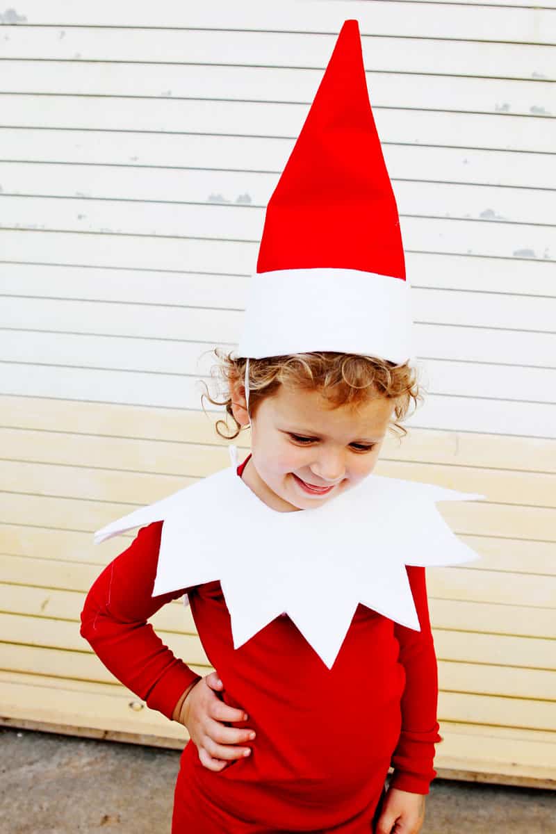 Elf on the Shelf Easy Costume