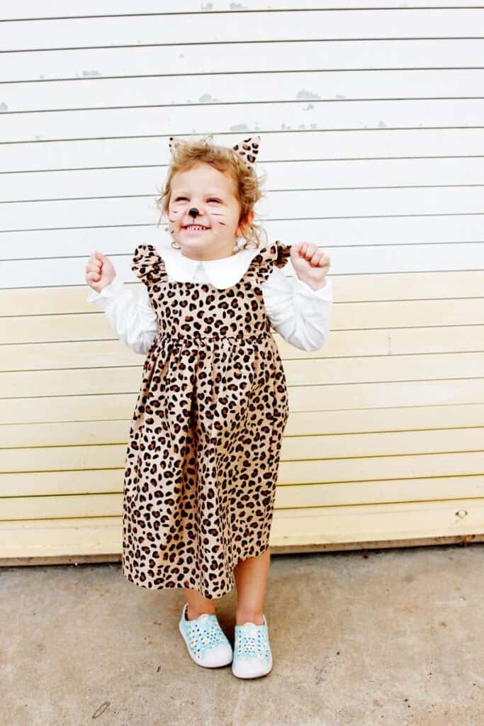 DIY Leopard Costume and Easy Homemade Cat Ears - see kate sew