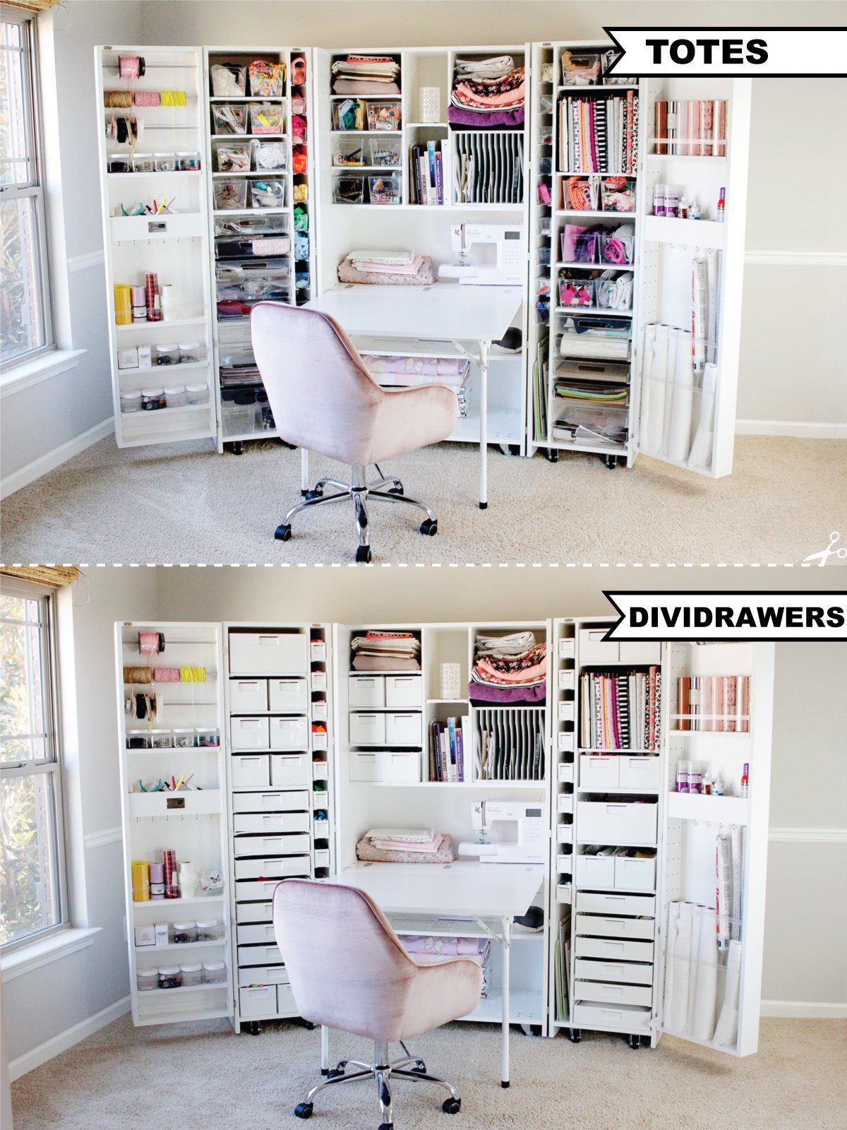 DreamBox Totes vs. Dividrawers