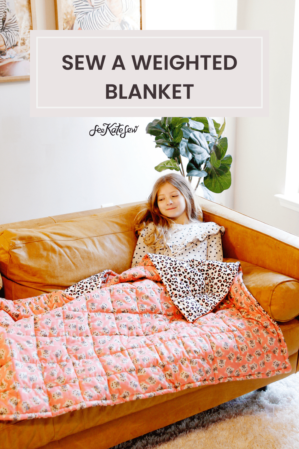 how to make a weighted blanket - see kate sew