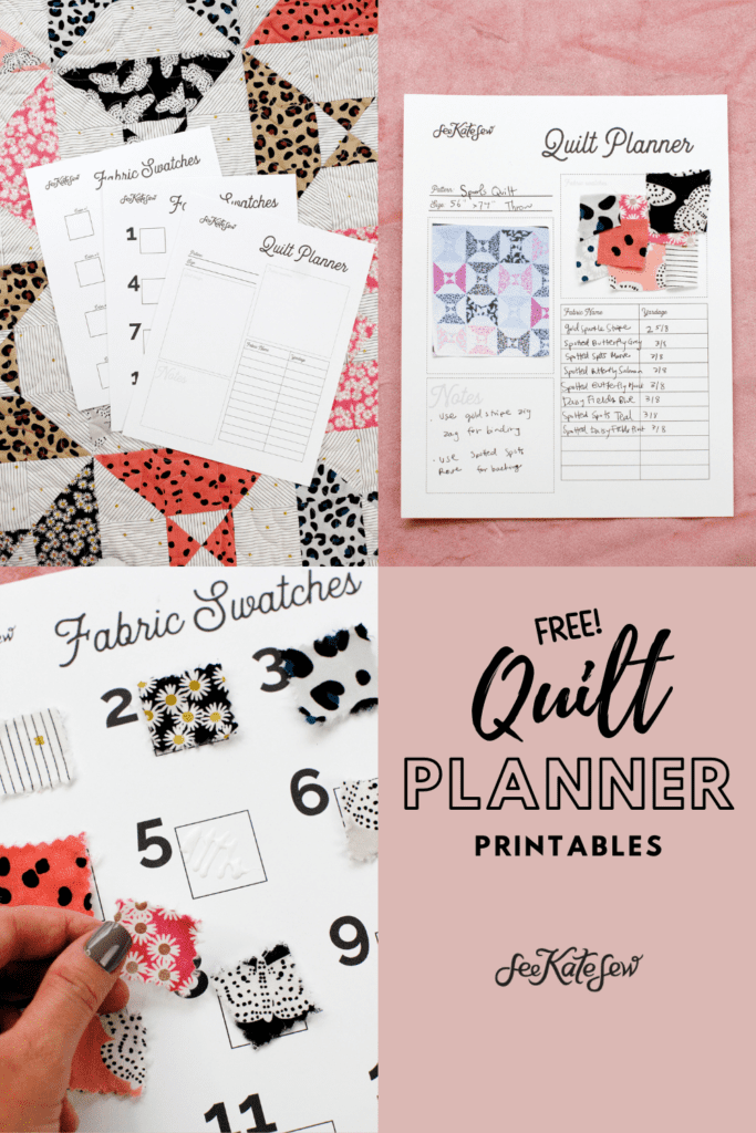 Quilt Planner Printable Pages | See Kate Sew