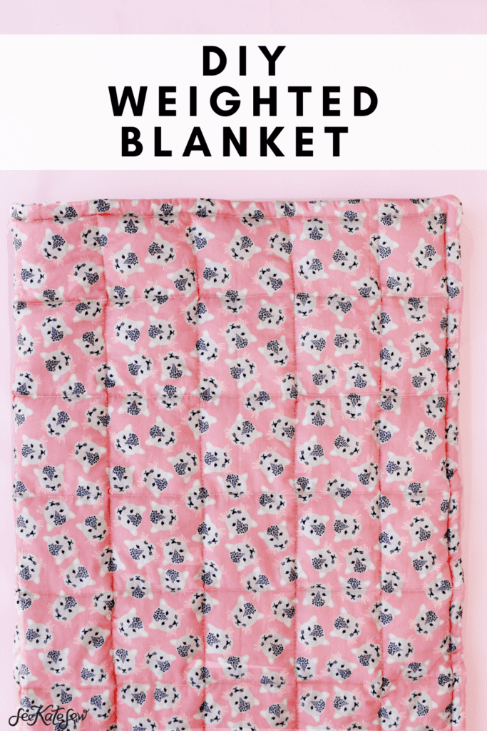 Weighted blanket cover online diy