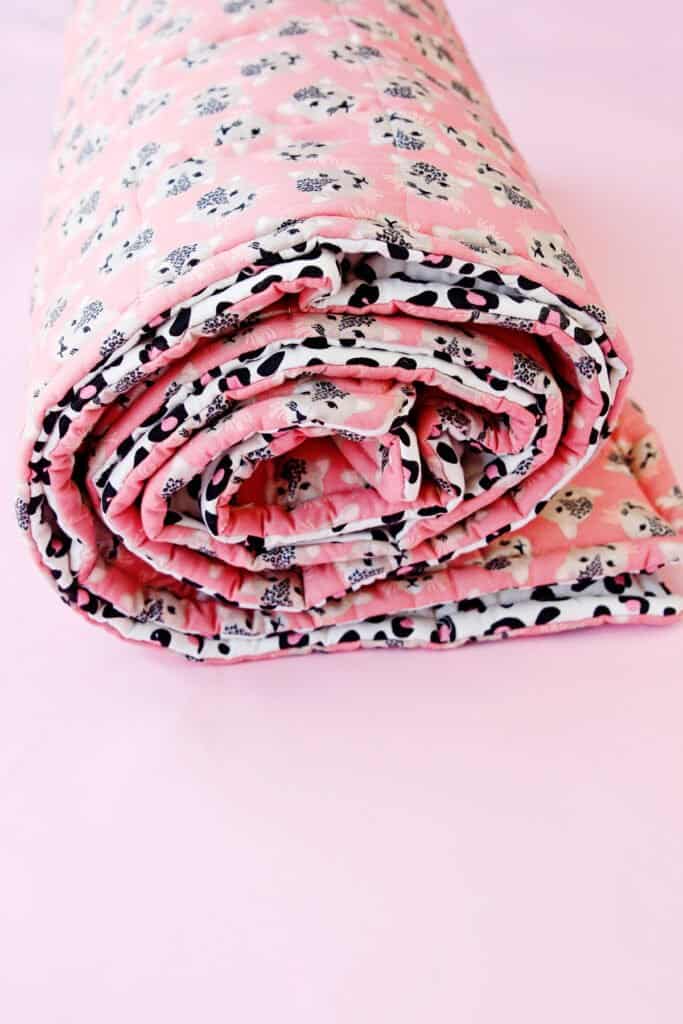 Sew weighted online blanket