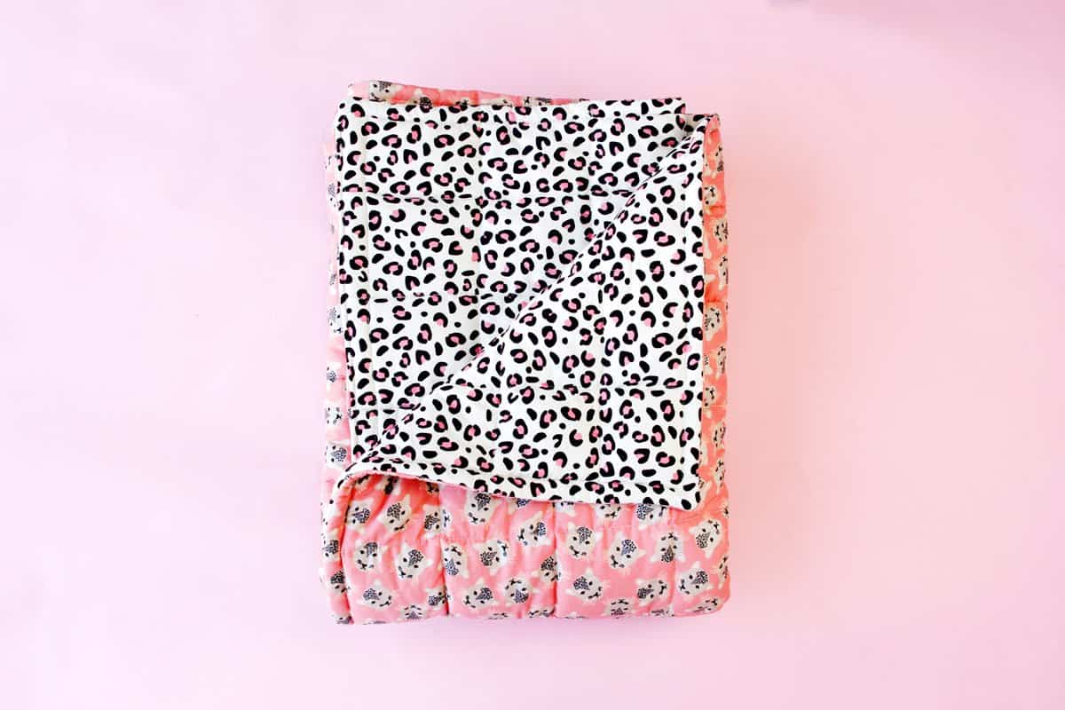 Weighted blanket leopard discount print