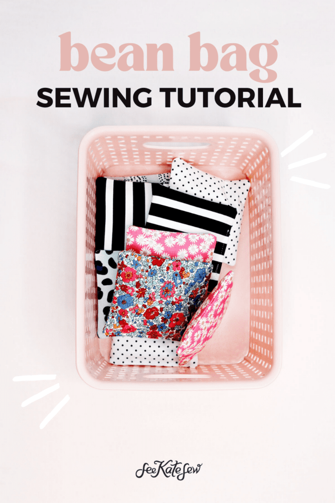 how to sew a bean bag