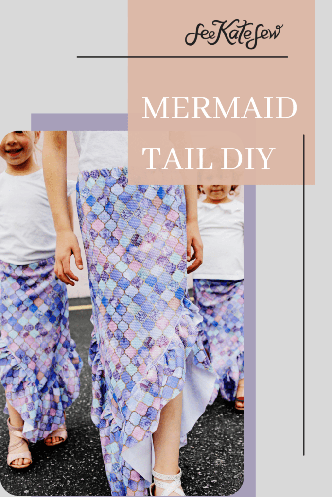Mermaid Tail Skirt Sewing Pattern