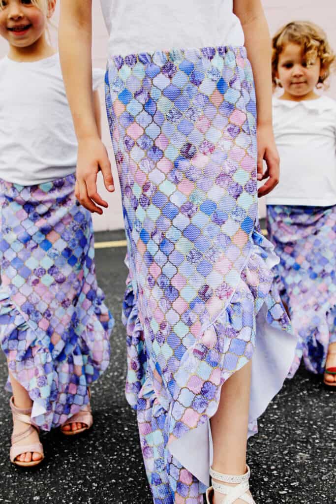 Mermaid Tail Sewing Pattern |  Mermaid Skirt