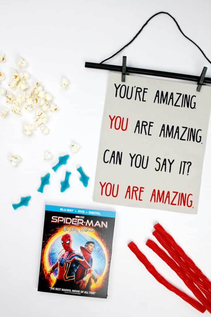 Interchangeable Quote Wall Decor with Spider-Man: No Way Home