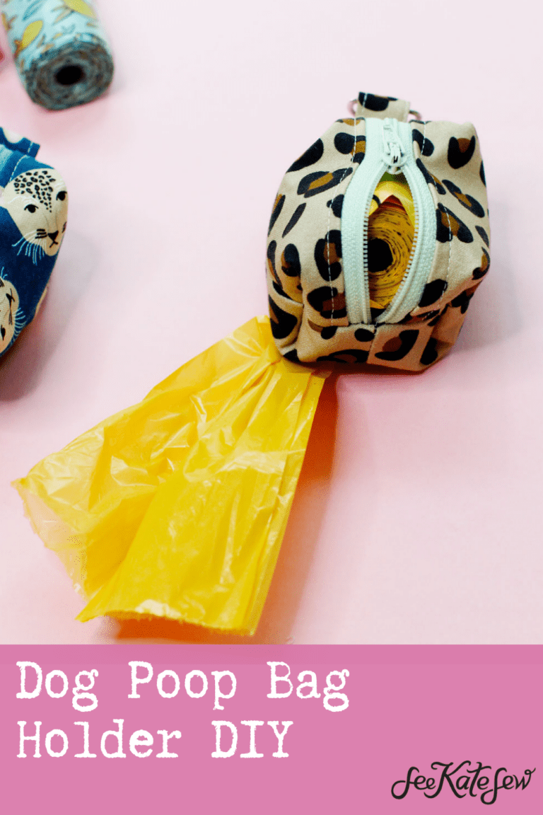 DIY Dog Poop Bag Holder see kate sew
