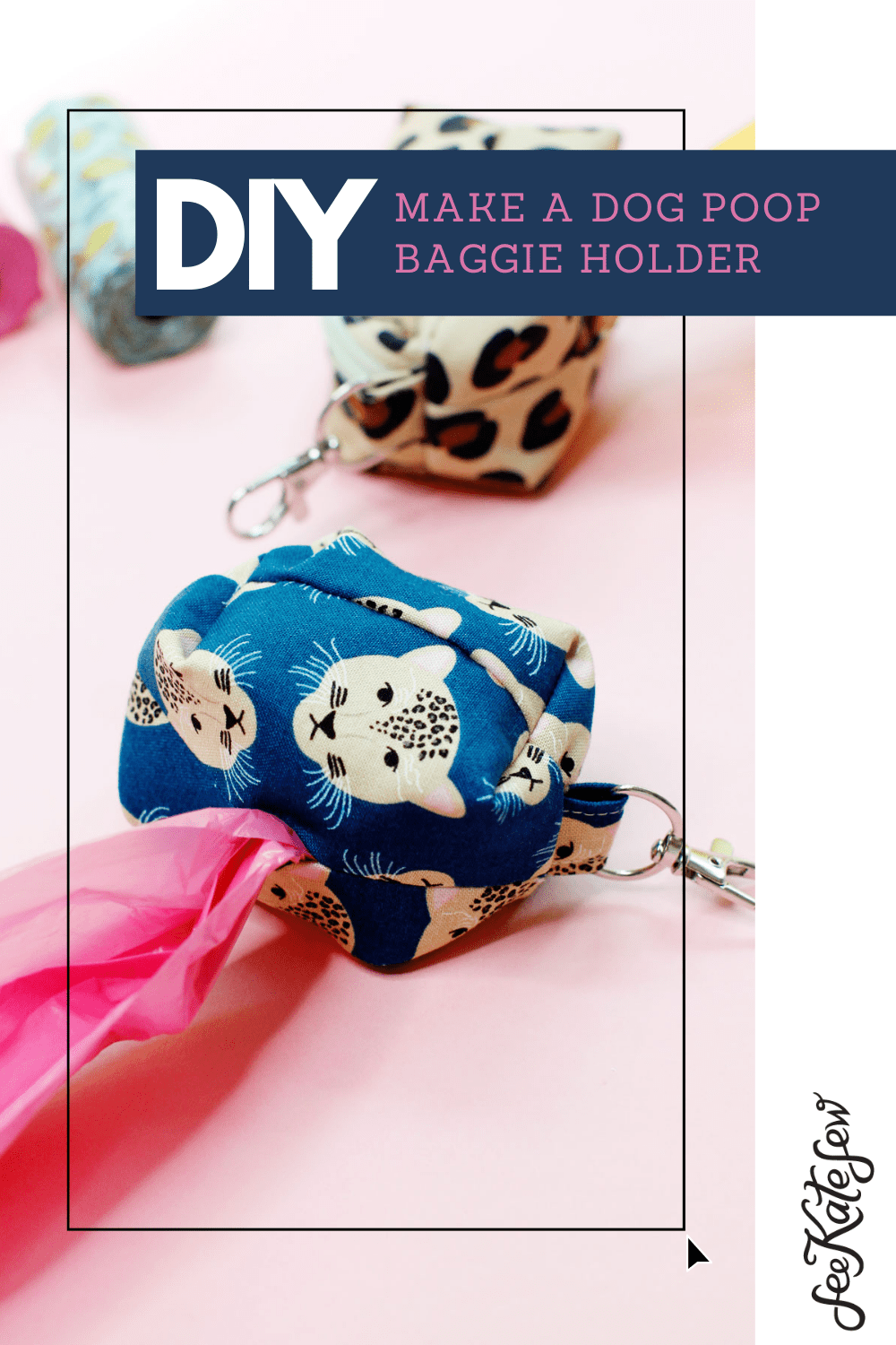 Diy Dog Poop Bag Holder See Kate Sew