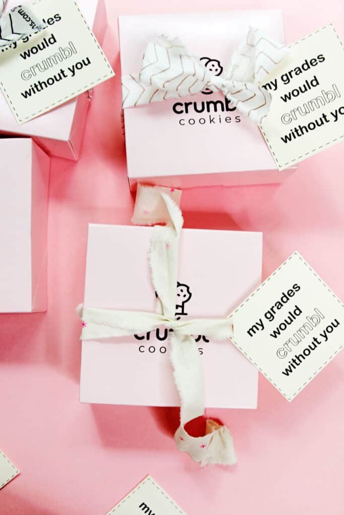 Crumbl Cookies Teacher Gift Printable