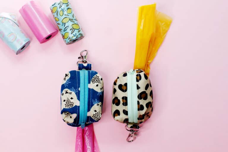 DIY Dog Poop Bag Holder see kate sew