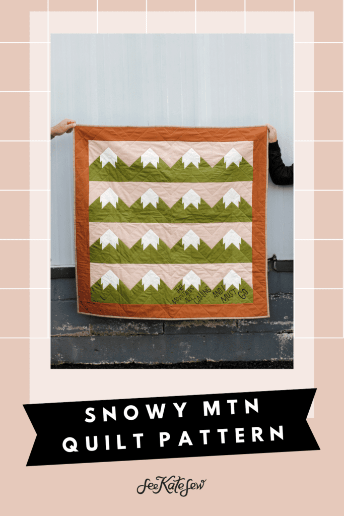 Snowy Mountain Quilt Pattern