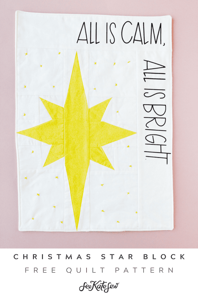First Star Quilt Block | Christmas Sewing Projects