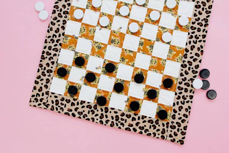 fabric checkerboard game pattern see kate sew