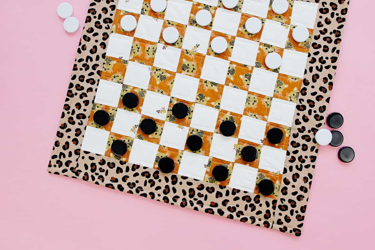 fabric checkerboard game pattern see kate sew