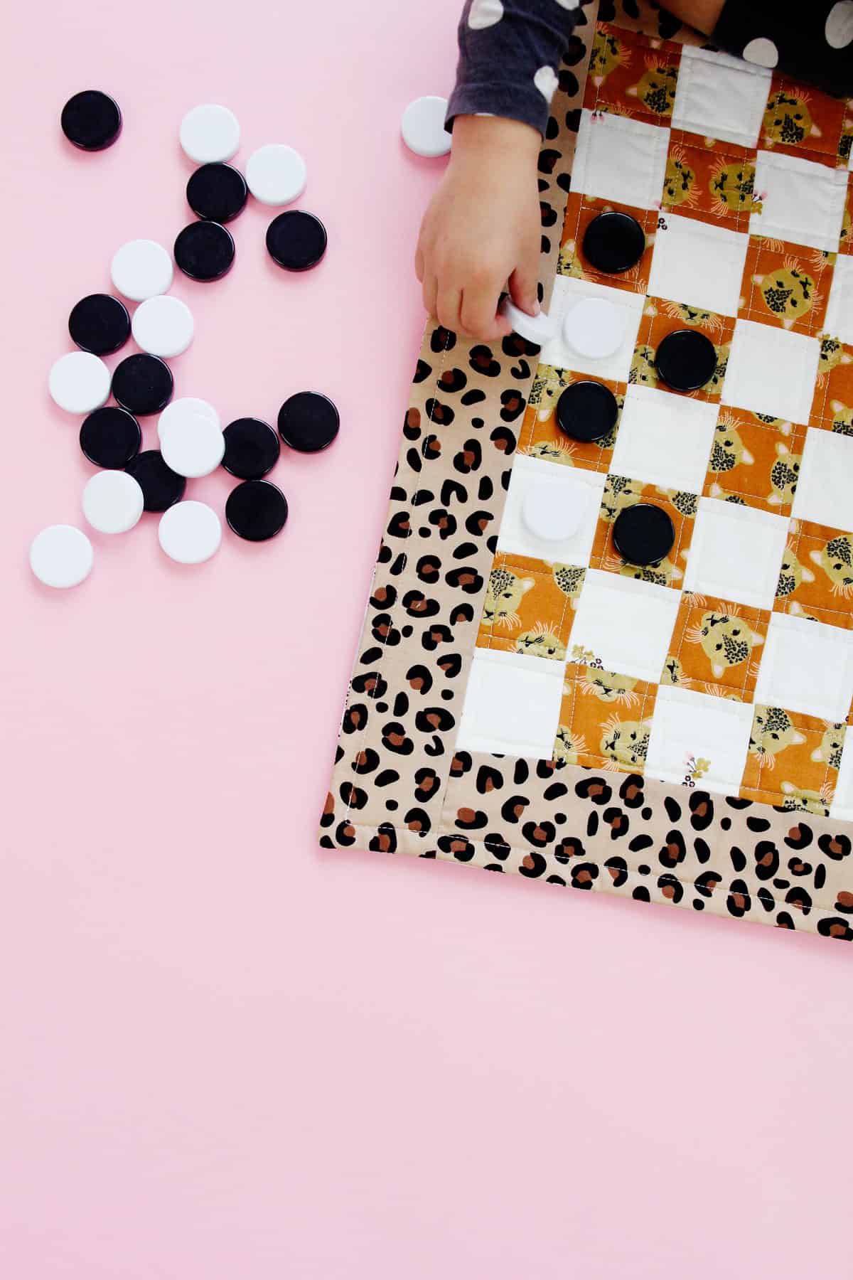 fabric checkerboard game pattern see kate sew