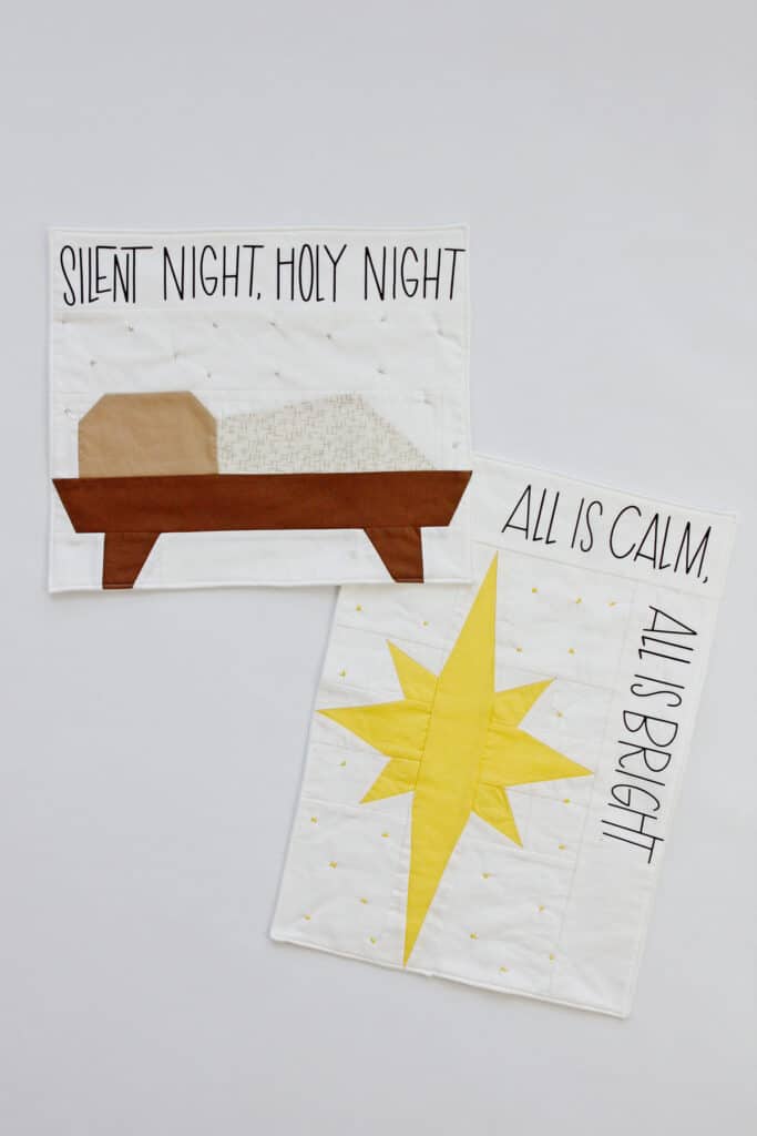 Christmas Nativity Wall Hanging Project for Quilters