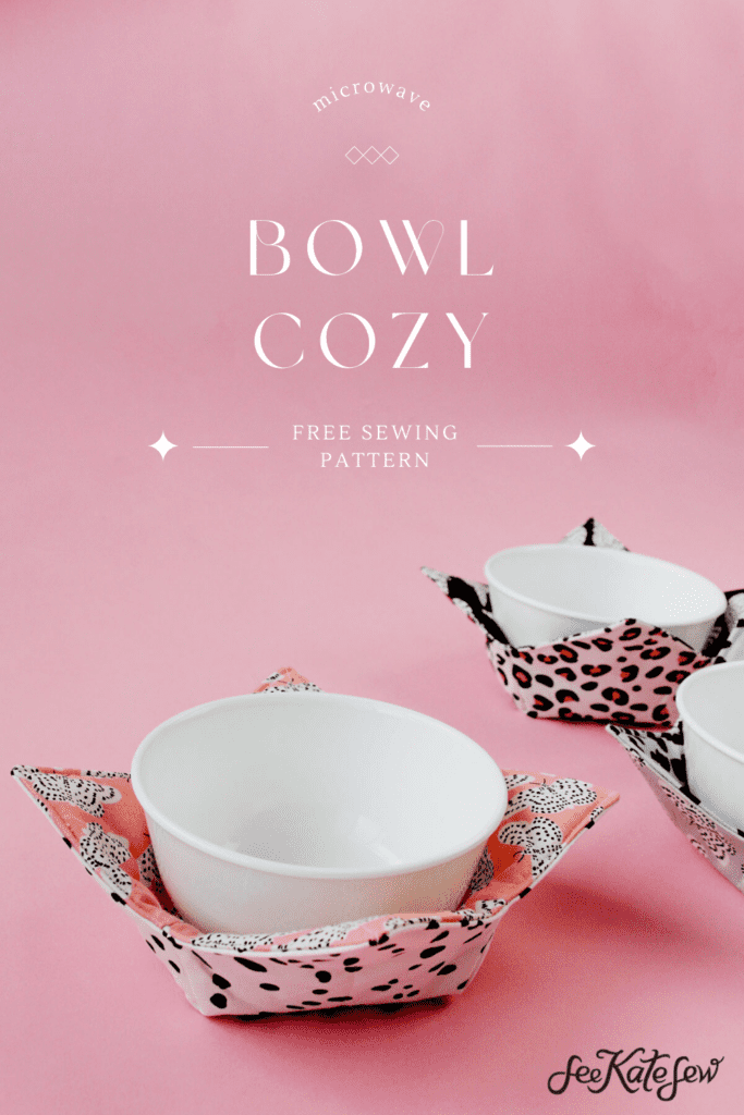 Soup Bowl Cozy for Microwave Free Pattern - Sew Sew