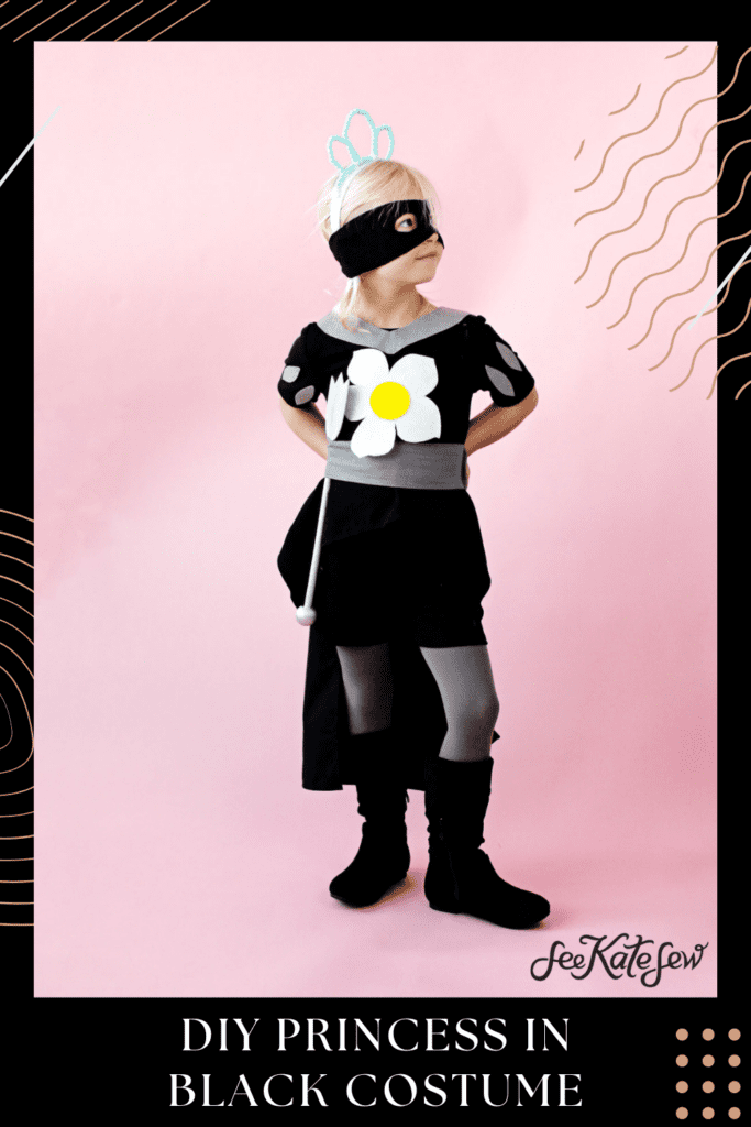 DIY Princess in Black Costume