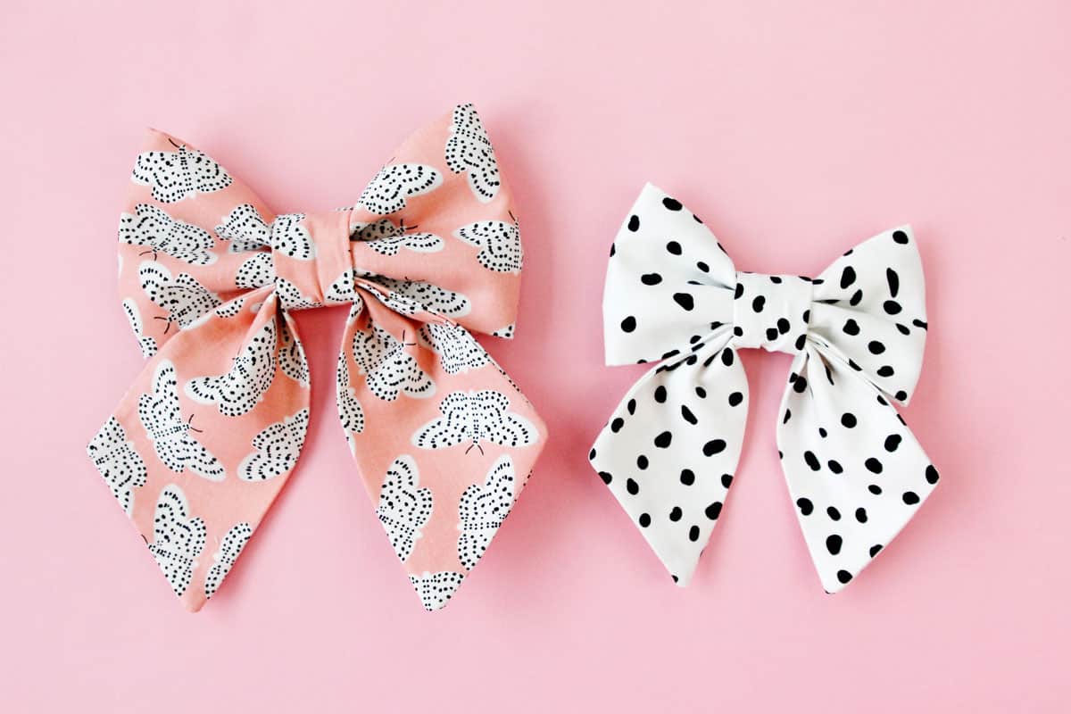 how to make diy dog collar bows see kate sew