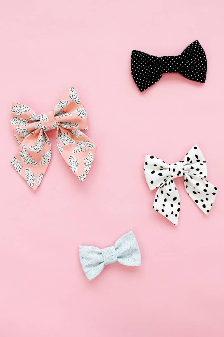how to make diy dog collar bows see kate sew