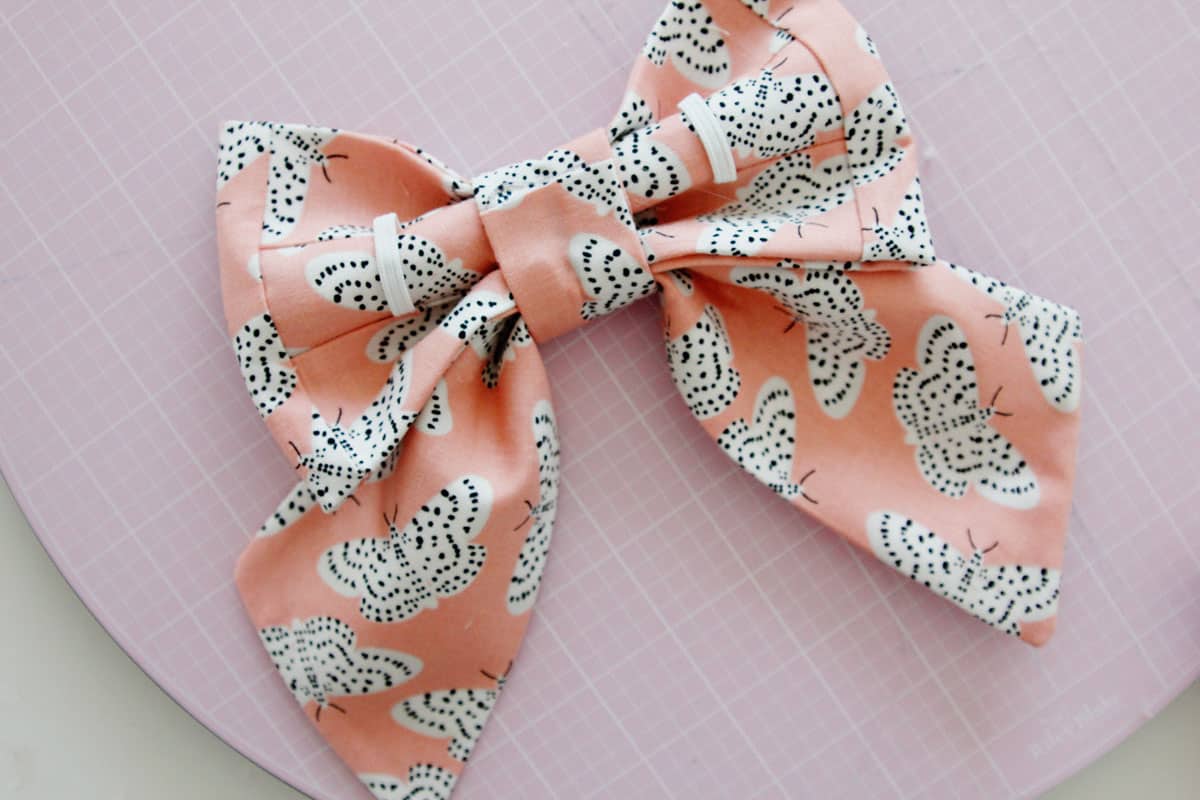 how to make diy dog collar bows see kate sew