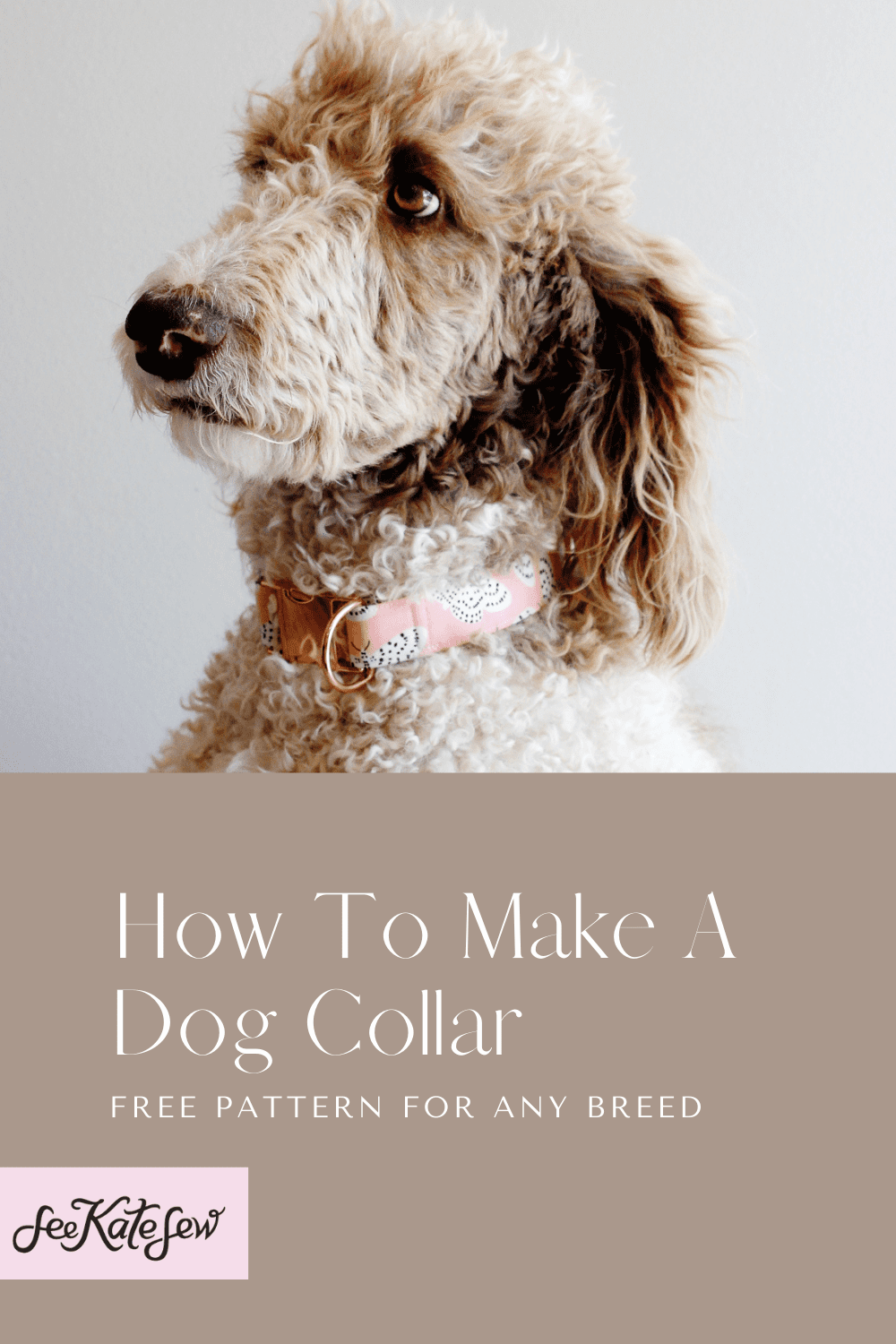 how to make a dog collar free sewing pattern! see kate sew