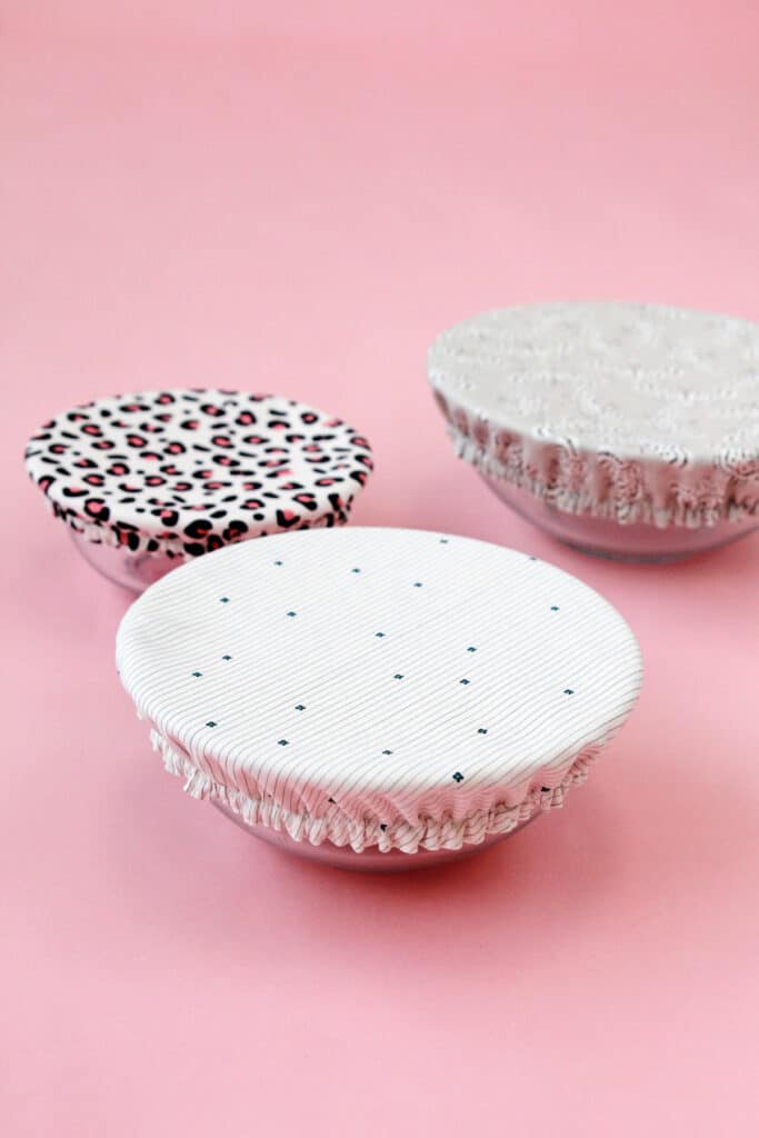 DIY Reusable Fabric Bowl Covers