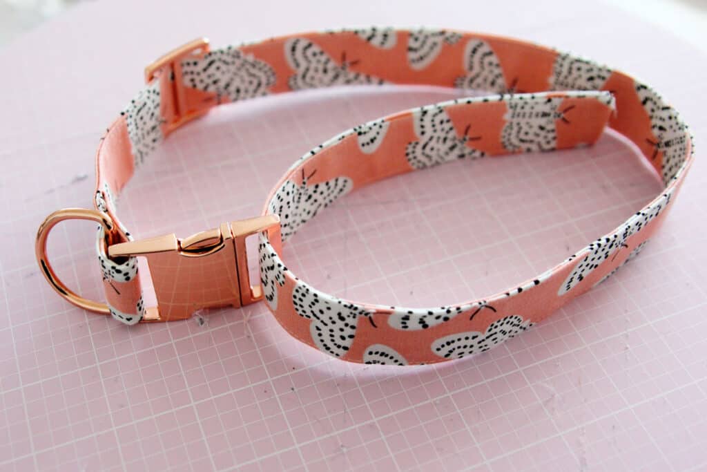 Diy fabric hotsell dog collar